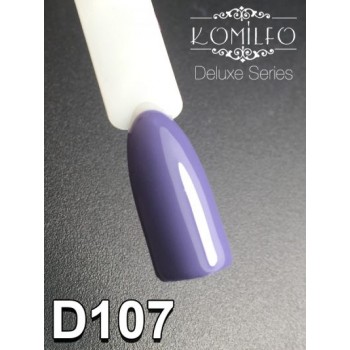 Gel polish D107 8 ml Komilfo Deluxe (gray-blue jeans, enamel)