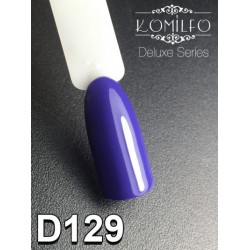 Gel polish D129 8 ml Komilfo Deluxe (muted, dark blue, enamel)