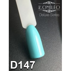 Gel polish D147 8 ml Komilfo Deluxe (blue-turquoise, enamel)