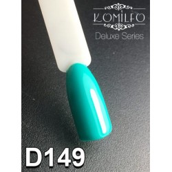 Gel polish D149 8 ml Komilfo Deluxe (green-turquoise, enamel)