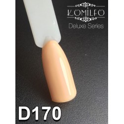 Gel polish D170 8 ml Komilfo Deluxe (light peach, enamel)