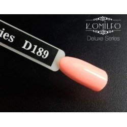 Gel polish D189 8 ml Komilfo Deluxe (light, peach pink, neon, enamel)