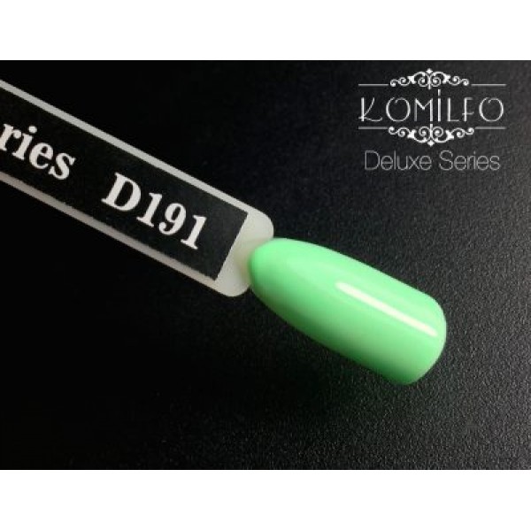 Gel polish D191 8 ml Komilfo Deluxe (light green, mint green, enamel)