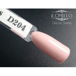 Gel polish D204 8 ml Komilfo Deluxe (delicate, pink-beige, enamel, for)