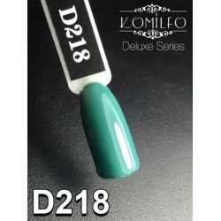Gel polish D218 8 ml Komilfo Deluxe (muted, greenish-turquoise, enamel)
