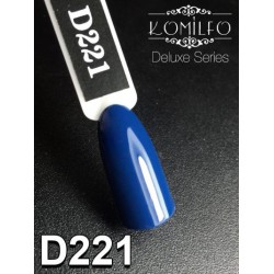 Gel polish D221 8 ml Komilfo Deluxe (denim blue, enamel)