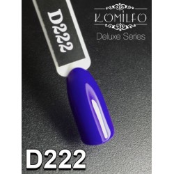 Gel polish D222 8 ml Komilfo Deluxe (violet-blue, enamel)