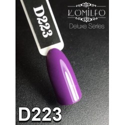 Gel polish D223 8 ml Komilfo Deluxe (plum purple, enamel)