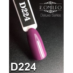 Gel polish D224 8 ml Komilfo Deluxe (marsala, enamel)