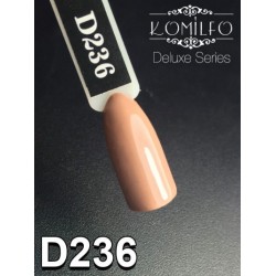 Gel polish D236 8 ml Komilfo Deluxe (gray beige, enamel)