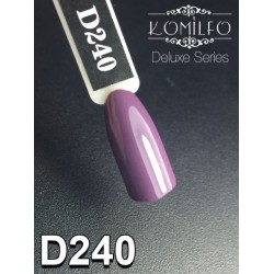 Gel polish D240 8 ml Komilfo Deluxe (muted purple, enamel)