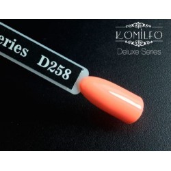 Gel polish D258 8 ml Komilfo Deluxe (peach, neon, enamel)