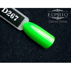 Gel polish D267 8 ml Komilfo Deluxe (dark green, neon, enamel)