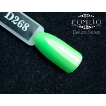 Gel polish D268 8 ml Komilfo Deluxe (light green, neon, enamel)