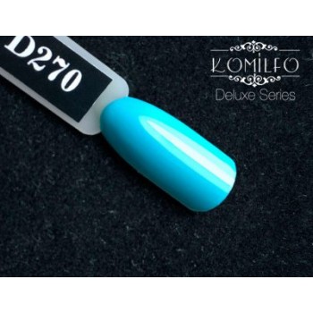 Gel polish D270 8 ml Komilfo Deluxe (turquoise blue, enamel)