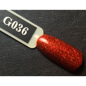 Gel polish G036 8 ml Komilfo-קומילפו Glitter