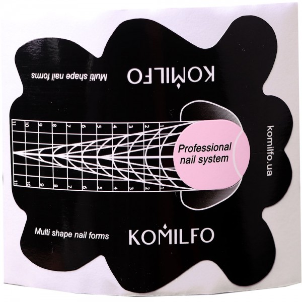 Komilfo Multi Shape Nail Forms 500 pcs