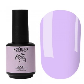 Komilfo Bottle Gel Violet 15 ml with brush