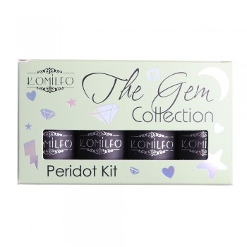 Komilfo The Gem Collection Peridot Kit (lime), №009, 010, 011, 012