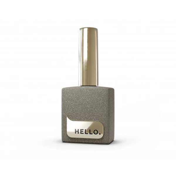 HELLO Gold flakes matte top 15 ml
