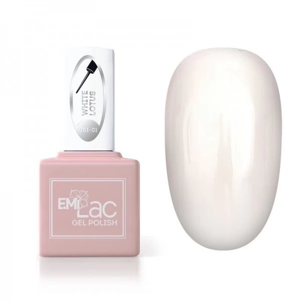 EMI Lac Gel polish White Lotus 001-01 9 ml thin brush EMI Lac Gel polish White Lotus 001-01 9 ml thin brush
