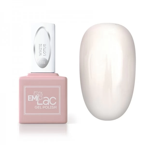 EMI Lac Gel polish White Lotus 001 9 ml EMI Lac Gel polish White Lotus 001 9 ml