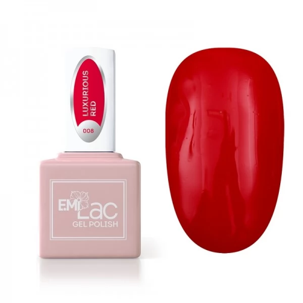 EMI Lac Gel polish Luxurious red 008 9 ml EMI Lac Gel polish Luxurious red 008 9 ml