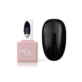 EMI Lac Gel polish Black gloss 30 9 ml