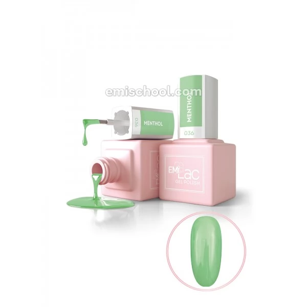 EMI Lac Gel polish Menthol 036 9 ml EMI Lac Gel polish Menthol 036 9 ml