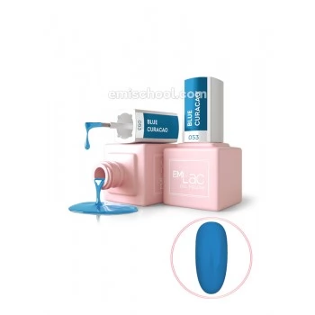 EMI Lac Gel polish NEON Blue Curacao 053 9 ml