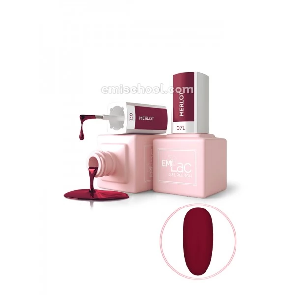 EMI Lac Gel polish DV Merlot 071 9 ml EMI Lac Gel polish DV Merlot 071 9 ml