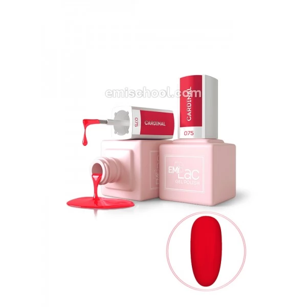 EMI Lac Gel polish DV Cardinal 075 9 ml EMI Lac Gel polish DV Cardinal 075 9 ml