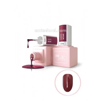 EMI Lac Gel polish RT Black wine 078 9 ml