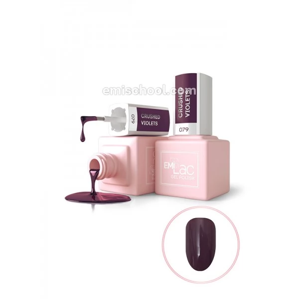 EMI Lac Gel polish RT Dry violets 079 9 ml EMI Lac Gel polish RT Dry violets 079 9 ml