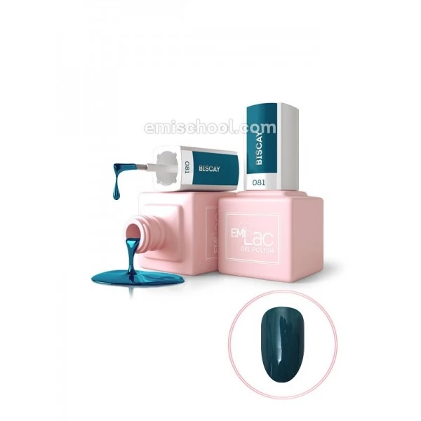EMI Lac Gel polish RT Biscay 081 9 ml EMI Lac Gel polish RT Biscay 081 9 ml