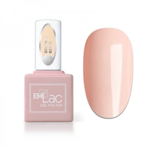 EMI Lac Gel polish WEC Sparkling beige 152 9 ml EMI Lac Gel polish WEC Sparkling beige 152 9 ml