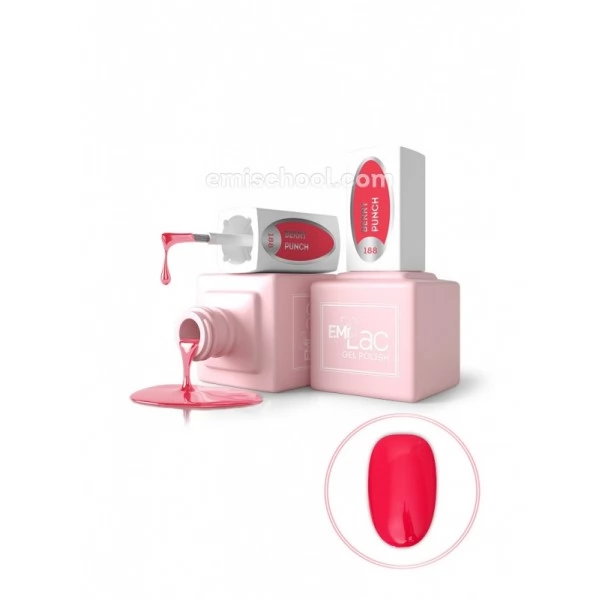 EMI Lac Gel polish GR Berry punch 188 9 ml EMI Lac Gel polish GR Berry punch 188 9 ml