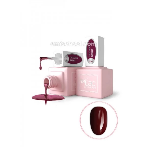 EMI Lac Gel polish RM Spirit of Chicago 226 9 ml EMI Lac Gel polish RM Spirit of Chicago 226 9 ml