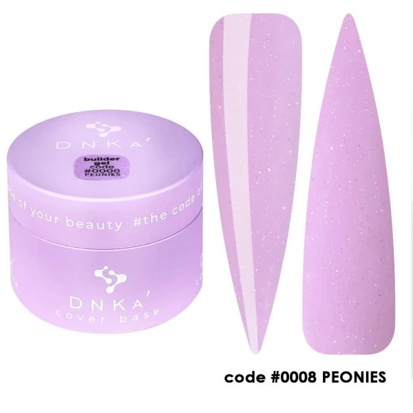 Builder Gel DNKa 30 ml no.0008 Peonies Builder Gel DNKa 30 ml no.0008 Peonies