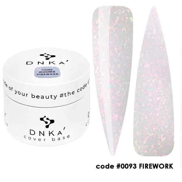 DNKa Cover Base 30 ml no.0093 Firework DNKa Cover Base 30 ml no.0093 Firework