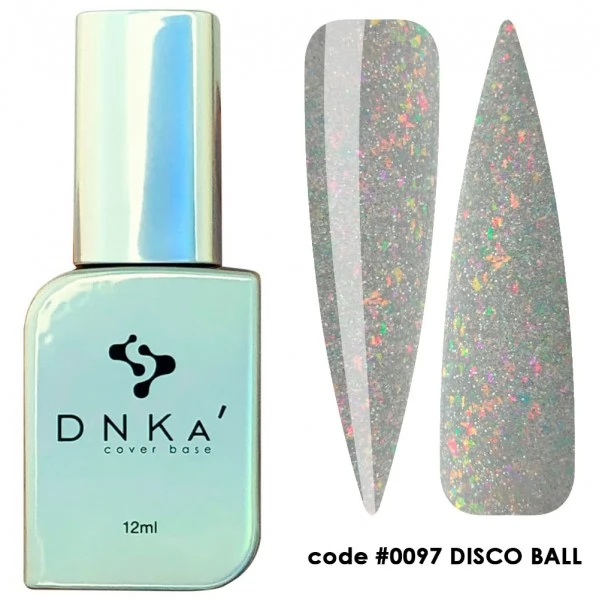 DNKa Cover Base 12 ml no.0097 Disco Ball DNKa Cover Base 12 ml no.0097 Disco Ball