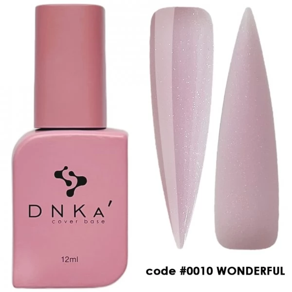 DNKa Cover Base 12 ml no.0010 Wonderful DNKa Cover Base 12 ml no.0010 Wonderful