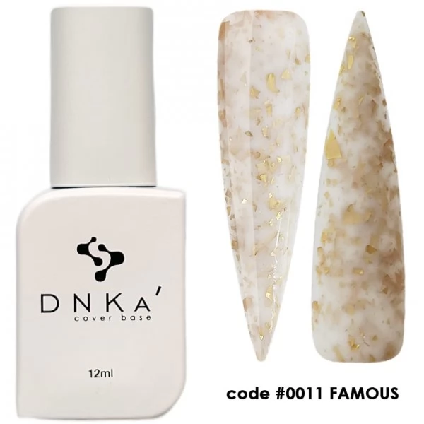 DNKa Cover Base 12 ml no.0011 Famous DNKa Cover Base 12 ml no.0011 Famous