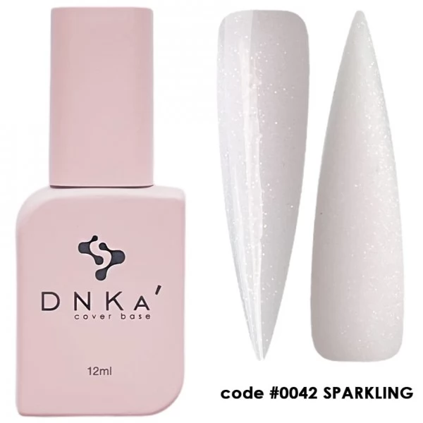 DNKa Cover Base 12 ml no.0042 Sparkling DNKa Cover Base 12 ml no.0042 Sparkling