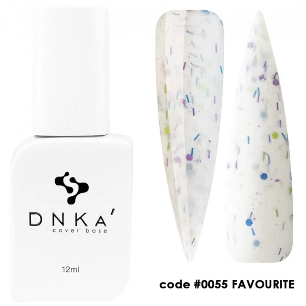 DNKa Cover Base 12 ml no.0055 Favourite DNKa Cover Base 12 ml no.0055 Favourite