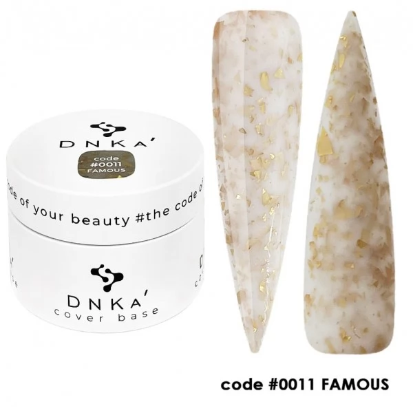 DNKa Cover Base 30 ml no.0011 Famous DNKa Cover Base 30 ml no.0011 Famous