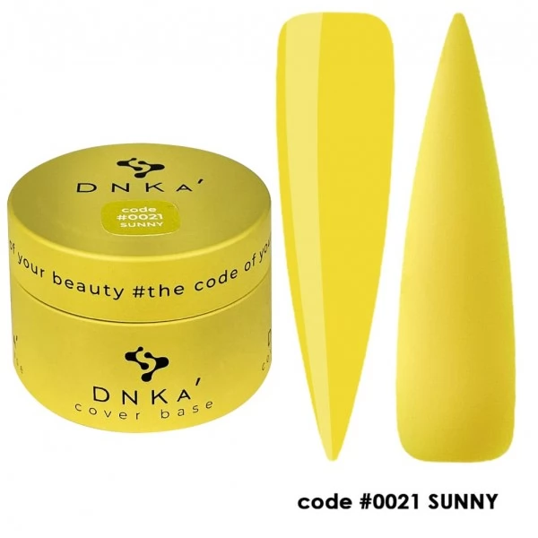DNKa Cover Base 30 ml no.0021 Sunny DNKa Cover Base 30 ml no.0021 Sunny