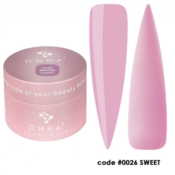 DNKa Cover Base 30 ml no.0026 Sweet DNKa Cover Base 30 ml no.0026 Sweet