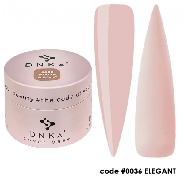 DNKa Cover Base 30 ml no.0036 Elegant DNKa Cover Base 30 ml no.0036 Elegant