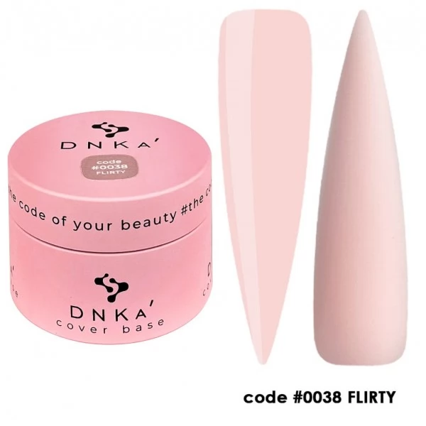 DNKa Cover Base 30 ml no.0038 Flirty DNKa Cover Base 30 ml no.0038 Flirty